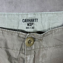 Load image into Gallery viewer, Carhartt WIP "Aviation Pant" Beige Skater Workwear Cargo Pants Trousers
