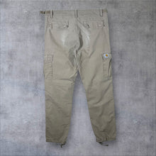 Load image into Gallery viewer, Carhartt WIP "Aviation Pant" Beige Skater Workwear Cargo Pants Trousers

