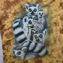 Load image into Gallery viewer, Vintage Eravan Lemur Animal Wildlife Graphic Orange Brown Tie Dye T-Shirt
