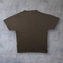 Load image into Gallery viewer, Happy Halloween Goth Scarecrow Graphic Brown Cotton T-Shirt
