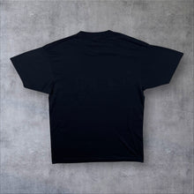 Load image into Gallery viewer, Vintage 3D Emblem "Bad To The Bone" Skull Biker Graphic Black Single Stitch T-Shirt
