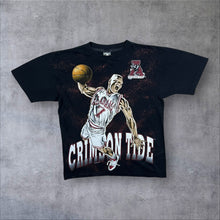 Load image into Gallery viewer, Vintage American Thunder "Alabam Crimson Tide" College Basketball Red Splatter T-Shirt
