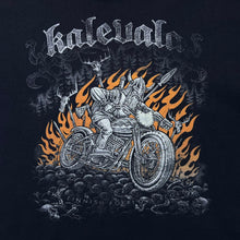Load image into Gallery viewer, Kalevala "The Finnish Folklore Legend" Goth Biker Graphic Black T-Shirt
