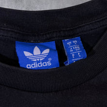 Load image into Gallery viewer, Adidas Soccer Football Logo Spellout Graphic Black T-Shirt
