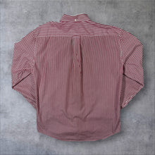 Load image into Gallery viewer, GANT "The Breton" Regular Fit Red White Striped Long Sleeve Button-Down Cotton Shirt
