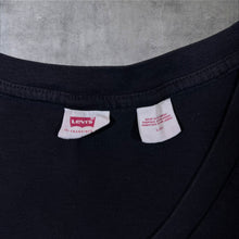 Load image into Gallery viewer, Levi's Classic Mini Red Tab Logo Black Scoop V-Neck Short Sleeve T-Shirt
