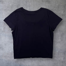 Load image into Gallery viewer, Levi's Classic Mini Red Tab Logo Black Scoop V-Neck Short Sleeve T-Shirt
