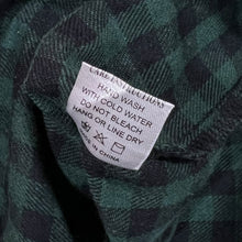 Load image into Gallery viewer, Grace &amp; Emma Green Black Plaid Check Long Sleeve Flannel Shirt
