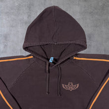 Load image into Gallery viewer, Early 00's Board Angels Kangaroo Poo Surfer Y2K Graphic Brown Hoodie
