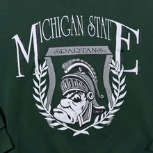 Load image into Gallery viewer, Vintage 90's Dodger NCAA Michigan State Spartans College Graphic Green Sweatshirt

