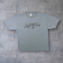 Load image into Gallery viewer, Vintage Champion "Virginia Tech" College Spellout Graphic Grey T-Shirt
