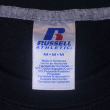 Load image into Gallery viewer, Russell Athletic "Carleton University" Embroidered Spellout Black Sweatshirt
