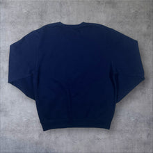 Load image into Gallery viewer, Vintage Russell Athletic "Bobcats Basketball" College Graphic Navy Blue Sweatshirt
