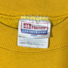 Load image into Gallery viewer, Vintage Hanes "Schaumburg Saxons" Basketball Graphic Yellow Sweatshirt
