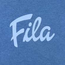 Load image into Gallery viewer, FILA Script Logo Spellout Graphic Blue Crewneck Sweatshirt
