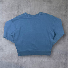 Load image into Gallery viewer, FILA Script Logo Spellout Graphic Blue Crewneck Sweatshirt

