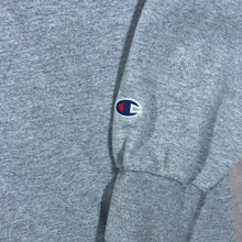 Load image into Gallery viewer, Champion Eco Fleece "Holy Family" University Embroidered Grey Crewneck Sweatshirt
