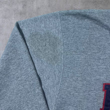 Load image into Gallery viewer, Jerzees "Brock University" Embroidered Spellout Grey 1/4 Zip Pullover Sweatshirt
