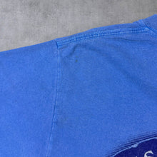 Load image into Gallery viewer, Joe's Crab Shack "Fairfax, VA" USA Tourist Spellout Graphic Blue T-Shirt
