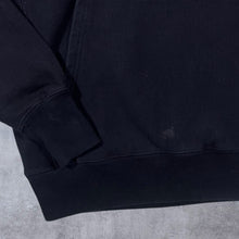 Load image into Gallery viewer, Champion Reverse Weave Classic Black Mini Logo Pullover Hoodie
