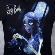 Load image into Gallery viewer, Spiral Direct "Tim Burton's Corpse Bride" Movie Goth Graphic Black Cotton T-Shirt

