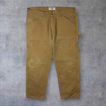 Load image into Gallery viewer, Vintage Levi's Workwear Fit Brown Distressed Heavy Cotton Carpenter Denim Jeans
