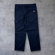 Load image into Gallery viewer, Dickies Classic Navy Blue Skater Workwear Straight Leg Cargo Trousers
