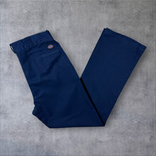 Load image into Gallery viewer, Dickies Classic Navy Blue Skater Workwear Straight Leg Chino Trousers
