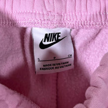 Load image into Gallery viewer, Nike Mini Swoosh Logo Classic Pink Drawstring Waist Cuffed Sweatpants Joggers
