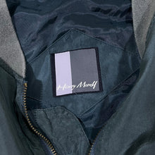 Load image into Gallery viewer, Vintage Henry Morell 100% Silk Faded Green Lightweight Zip Bomber Jacket
