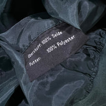 Load image into Gallery viewer, Vintage Henry Morell 100% Silk Faded Green Lightweight Zip Bomber Jacket

