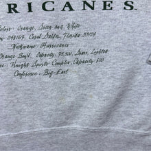Load image into Gallery viewer, Vintage Nutmeg "University Of Miami Hurricanes" College Graphic Grey Sweatshirt
