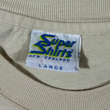 Load image into Gallery viewer, Vintage Chocolate Makes Your Clothes Shrink Slogan Graphic Cream Beige T-Shirt
