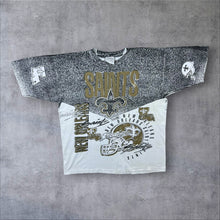 Load image into Gallery viewer, Vintage Magic Johnson T's NFL New Orlean Saints All-Over Print Single Stitch T-Shirt
