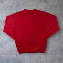 Load image into Gallery viewer, Early 00's Reebok Classic Logo Spellout Graphic Red Crewneck Sweatshirt
