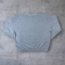 Load image into Gallery viewer, Early 00's Disney Store "Mickey" Embroidered Graphic Grey Crewneck Sweatshirt
