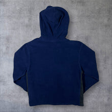 Load image into Gallery viewer, Early 00's Reebok Mini Logo Navy Blue Fleece Zip Hoodie
