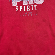 Load image into Gallery viewer, Vintage Pro Spirit Embroidered Spellout Red Crewneck Distressed Sweatshirt

