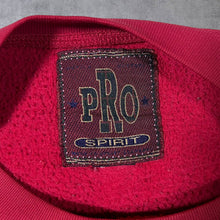 Load image into Gallery viewer, Vintage Pro Spirit Embroidered Spellout Red Crewneck Distressed Sweatshirt
