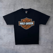 Load image into Gallery viewer, Harley Davidson Motorcycles (2015) "Key West Florida" USA Biker Graphic Black T-Shirt
