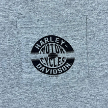 Load image into Gallery viewer, Harley Davidson Motorcycles (2021) "San Diego" USA Biker Grey Pocket T-Shirt
