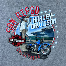 Load image into Gallery viewer, Harley Davidson Motorcycles (2021) "San Diego" USA Biker Grey Pocket T-Shirt
