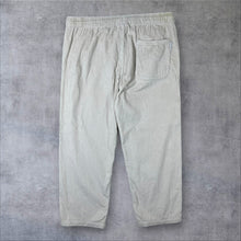 Load image into Gallery viewer, Jack &amp; Jones Cream Drawstring Jumbo Wide Corduroy Cord Jogger Trousers
