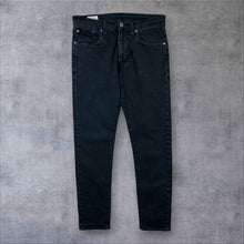Load image into Gallery viewer, Levi's Lot 502 Premium Black Denim Slim Skinny Stretch Tapered Fit Jeans

