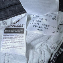 Load image into Gallery viewer, Levi's Lot 502 Premium Black Denim Slim Skinny Stretch Tapered Fit Jeans
