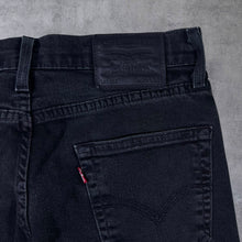 Load image into Gallery viewer, Levi's Lot 502 Premium Black Denim Slim Skinny Stretch Tapered Fit Jeans
