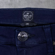 Load image into Gallery viewer, Replay WX654 "Joi" Stretch Dark Blue Skinny Fit Jeggings Jeans
