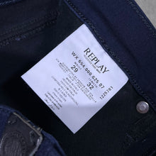 Load image into Gallery viewer, Replay WX654 "Joi" Stretch Dark Blue Skinny Fit Jeggings Jeans
