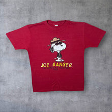 Load image into Gallery viewer, Vintage 70's Artex Snoopy "Joe Ranger" Yellowstone USA Single Stitch Tourist T-Shirt

