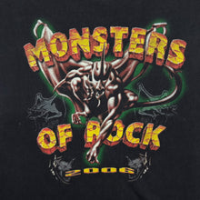 Load image into Gallery viewer, Vintage Monsters Of Rock (2006) Heavy Metal Hard Rock Music Festival Black T-Shirt
